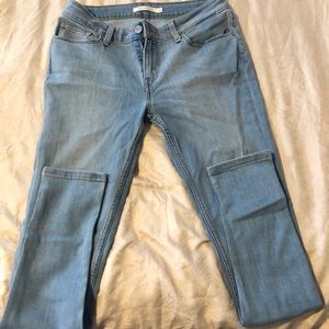 Levis skinny jeans 535 worn three times